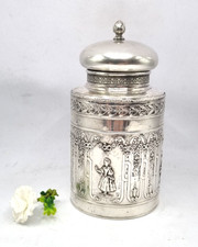 Antik Jugendstil Silber Dose