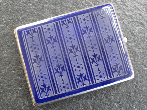 Zigarettenetui silber 935 - 935, mit