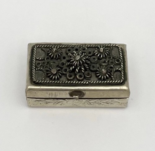 Seltene pillendose silber 900 - silber,