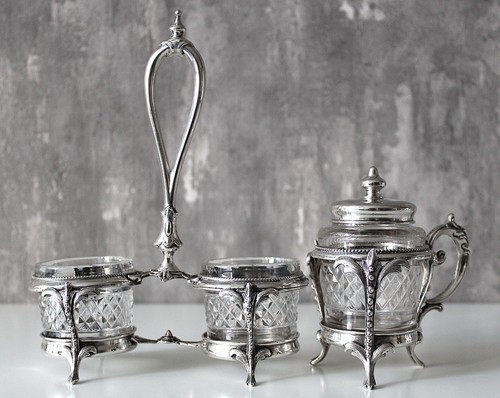 Gewürz set 800 silber - gewürz,