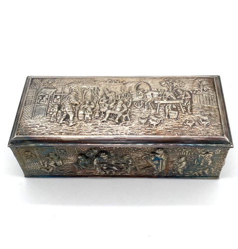 Jugendstil silberdose schmuck - jugendstil,