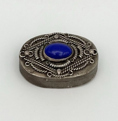 Seltene pillendose silber 800 - seltene,