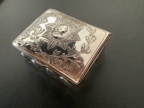 Silberdose schatulle tabatiere - silberdose,