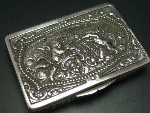 Schnupftabakdose silber 800 - schnupftabakdose,