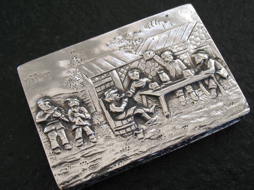 Schnupftabakdose silber 830 - schnupftabakdose,