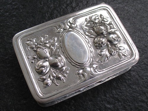 Schnupftabakdose silber 800 - schnupftabakdose,