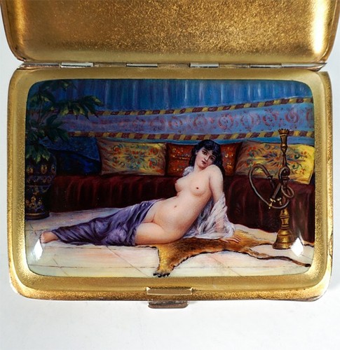Silber tabatiere zigaretten - tabatiere,