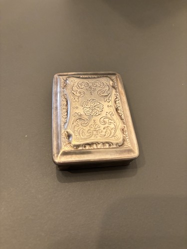 Etui aus silber mit - aus,