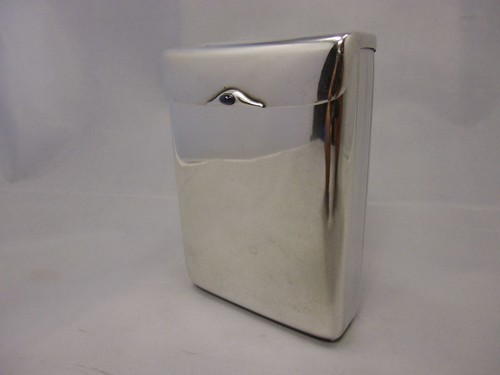 Dose silber 900 saphir - silber,