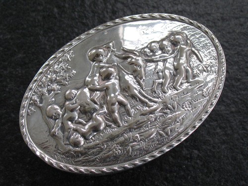 Schnupftabakdose silber 800 - schnupftabakdose,