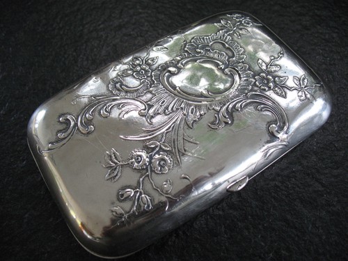 Zigarettenetui silber 800 - silber,