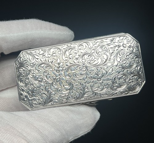 900 silber puderdose - 900,