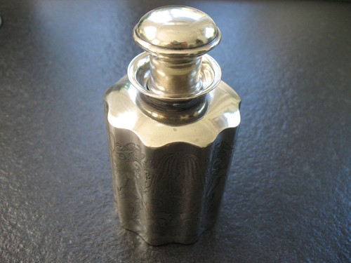 Teedose silber biedermeier - teedose,