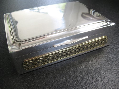 Zigarrendose silber 835 jakob - silber,