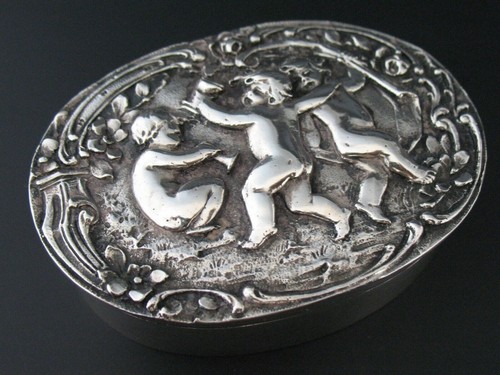 Schnupftabakdose silber 800 - silber,