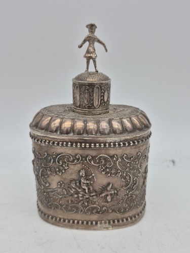 Antike silber 833 teedose - silber,