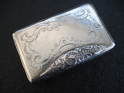 Schnupftabakdose silber lot - silber, 13