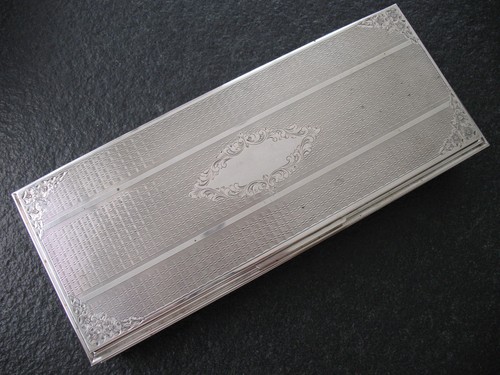 Zigarettendose silber 800 - zigarettendose,