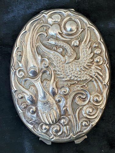 Vintage puderdose schminkdose - vintage,