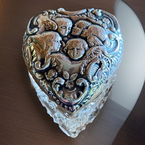 Antike förmige glasdose - ❤️förmige,