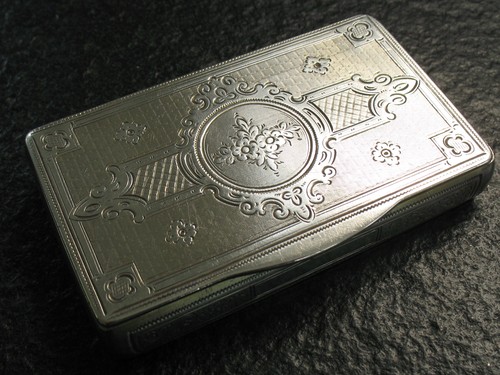 Schnupftabakdose silber lot - schnupftabakdose,