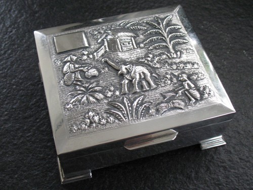 Zigarettendose silber 925 - silber,