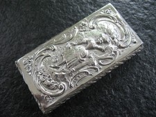 Schnupftabakdose Silber 800