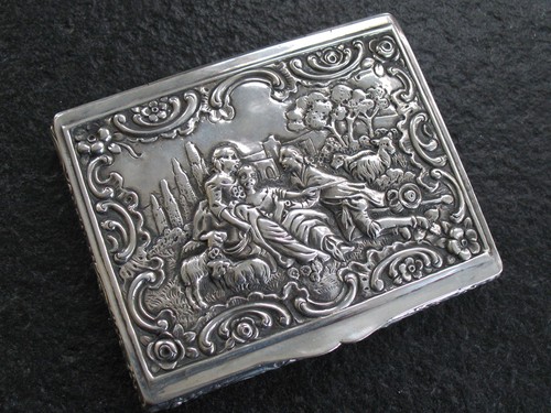 Schnupftabakdose silber 800 - silber,
