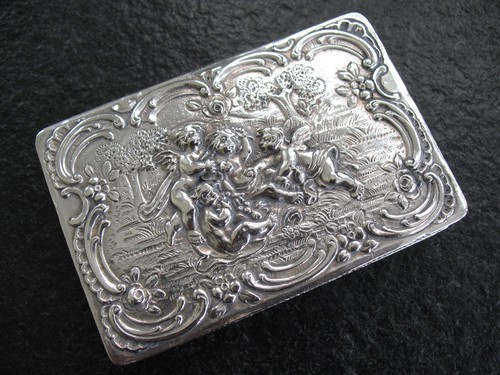 Schnupftabakdose silber 800 - schnupftabakdose,