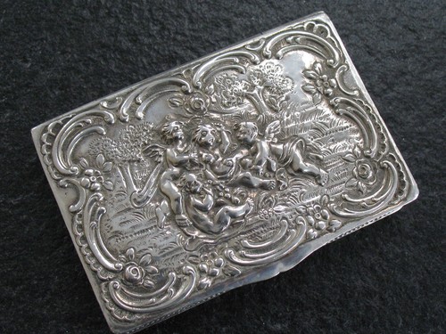 Schnupftabakdose silber 800 - silber,