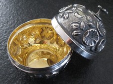 Betelnuss Dose Silber 900