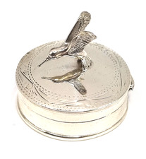 Seltene Sterling Silber Dose