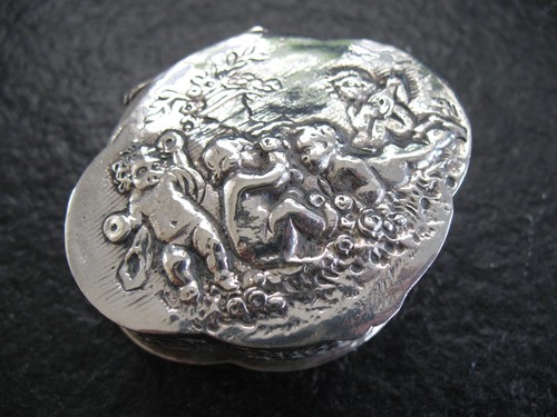 Pillendose silber 800 ludwig - silber,